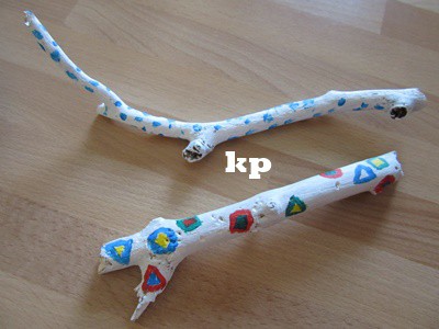 Prvé maľované drievka